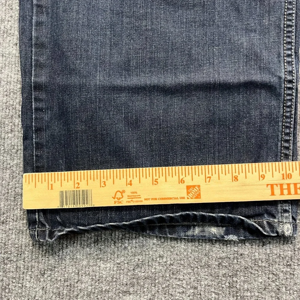 Levi's 569 Loose Straight‎ Jeans Men's Blue Denim High Rise Zip Fly - 43X32